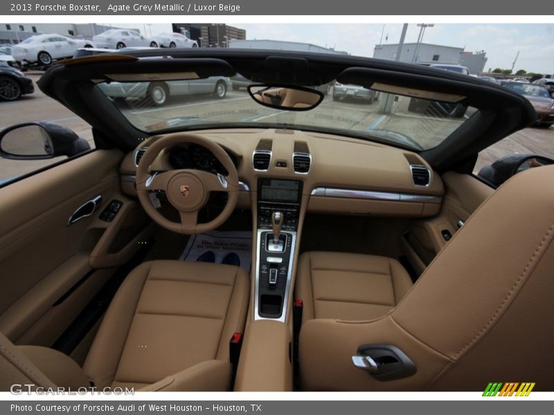 Agate Grey Metallic / Luxor Beige 2013 Porsche Boxster