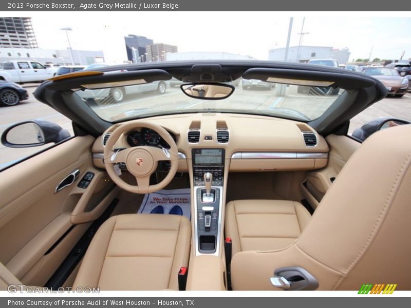 Agate Grey Metallic / Luxor Beige 2013 Porsche Boxster