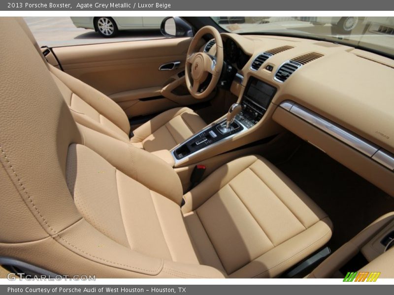 Agate Grey Metallic / Luxor Beige 2013 Porsche Boxster