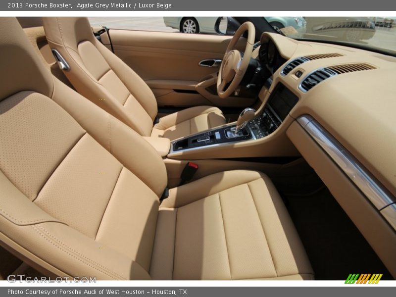 Agate Grey Metallic / Luxor Beige 2013 Porsche Boxster