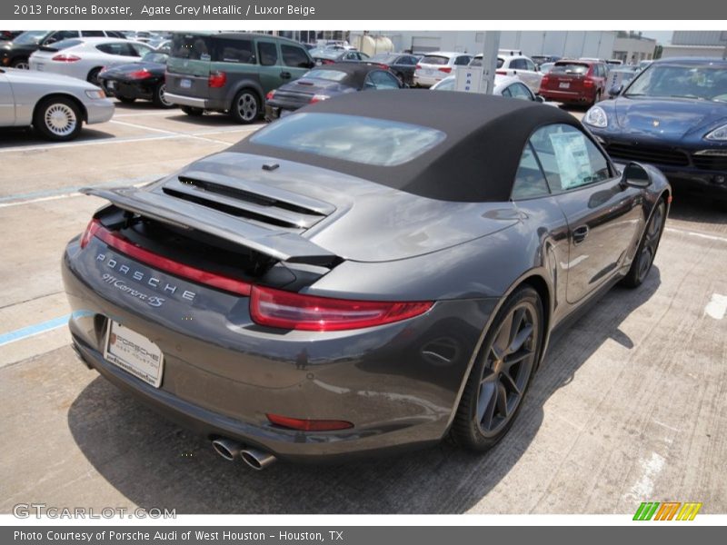 Agate Grey Metallic / Luxor Beige 2013 Porsche Boxster