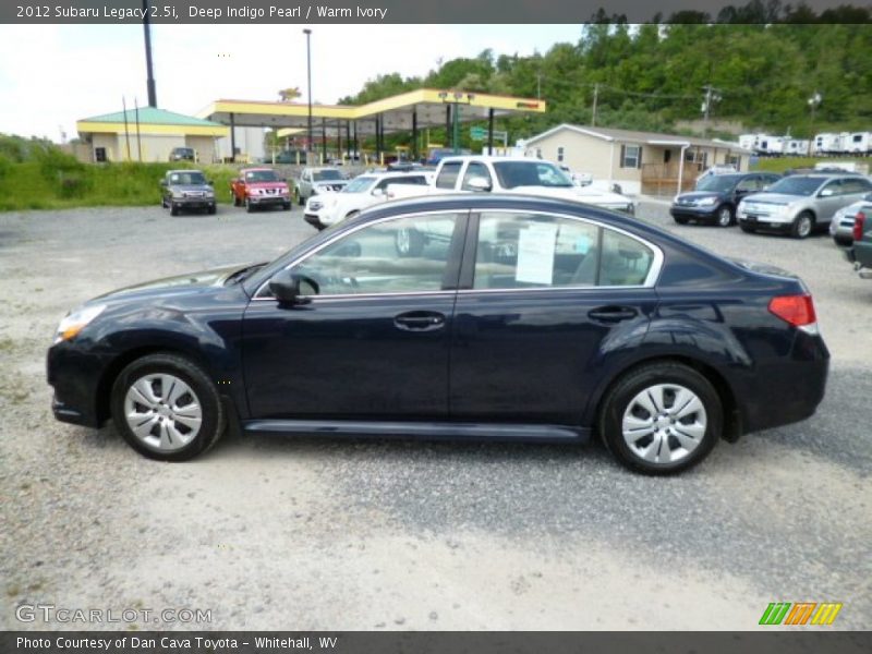 Deep Indigo Pearl / Warm Ivory 2012 Subaru Legacy 2.5i