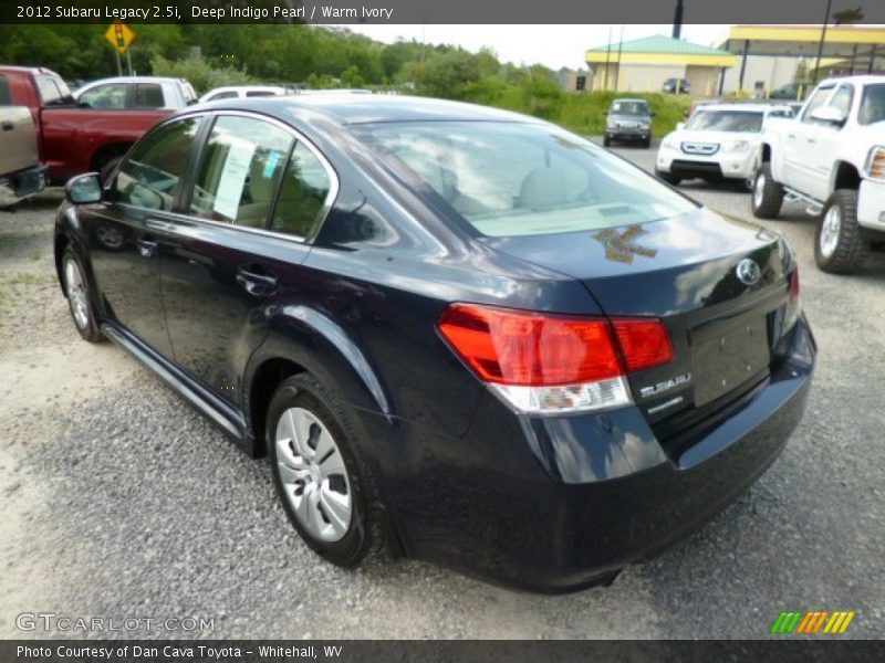 Deep Indigo Pearl / Warm Ivory 2012 Subaru Legacy 2.5i