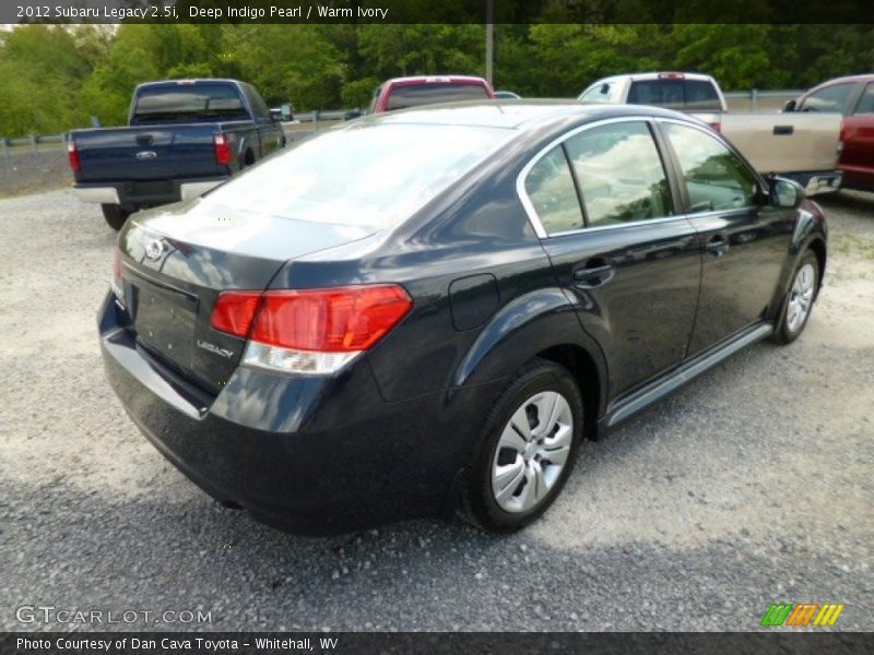 Deep Indigo Pearl / Warm Ivory 2012 Subaru Legacy 2.5i
