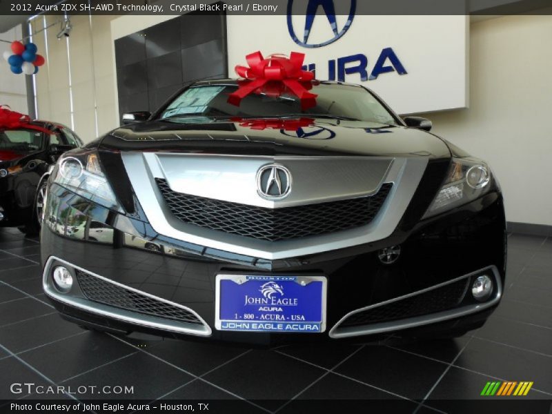 Crystal Black Pearl / Ebony 2012 Acura ZDX SH-AWD Technology