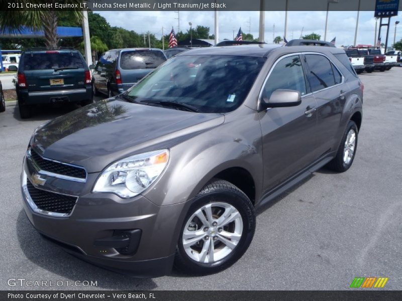 Mocha Steel Metallic / Light Titanium/Jet Black 2011 Chevrolet Equinox LT