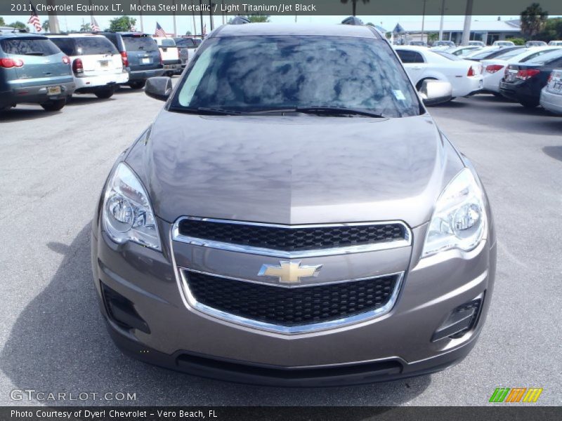 Mocha Steel Metallic / Light Titanium/Jet Black 2011 Chevrolet Equinox LT