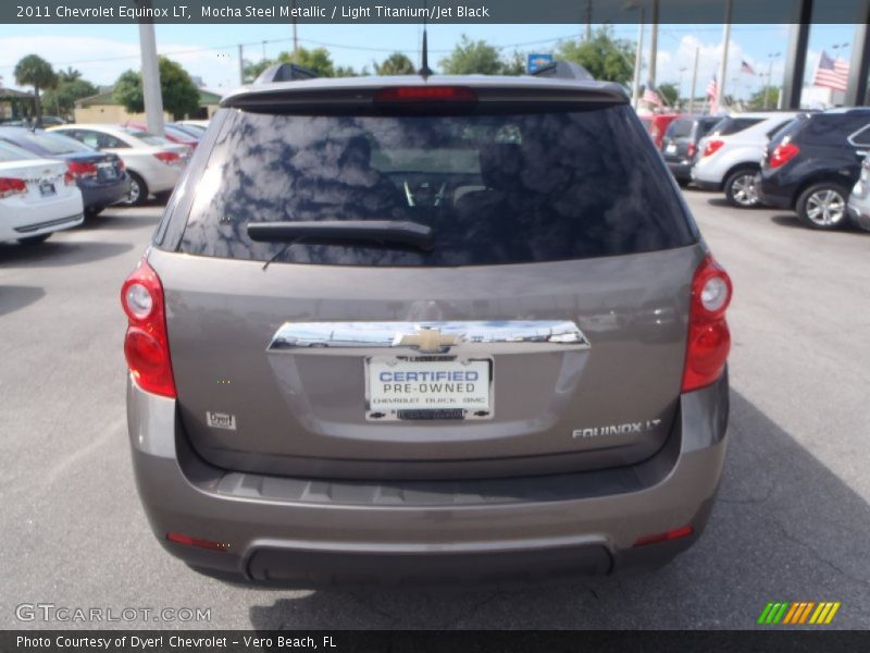 Mocha Steel Metallic / Light Titanium/Jet Black 2011 Chevrolet Equinox LT