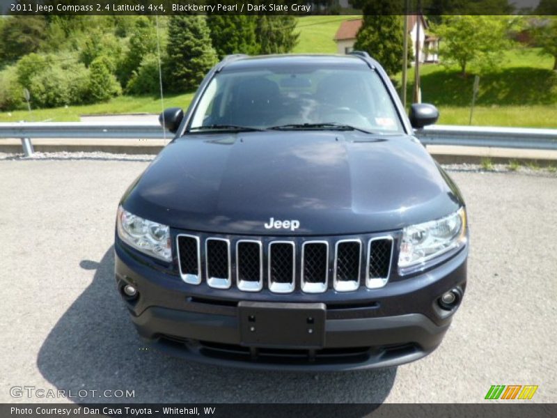 Blackberry Pearl / Dark Slate Gray 2011 Jeep Compass 2.4 Latitude 4x4