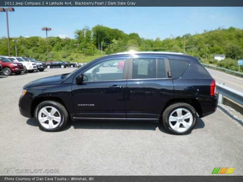 Blackberry Pearl / Dark Slate Gray 2011 Jeep Compass 2.4 Latitude 4x4