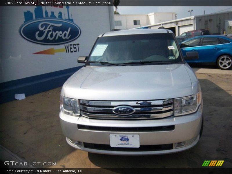 Brilliant Silver Metallic / Medium Light Stone 2009 Ford Flex SE