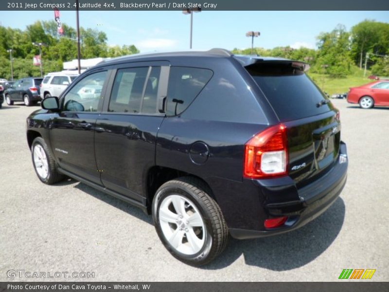 Blackberry Pearl / Dark Slate Gray 2011 Jeep Compass 2.4 Latitude 4x4