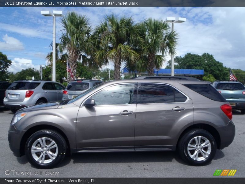 Mocha Steel Metallic / Light Titanium/Jet Black 2011 Chevrolet Equinox LT