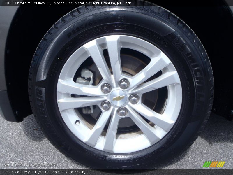 Mocha Steel Metallic / Light Titanium/Jet Black 2011 Chevrolet Equinox LT