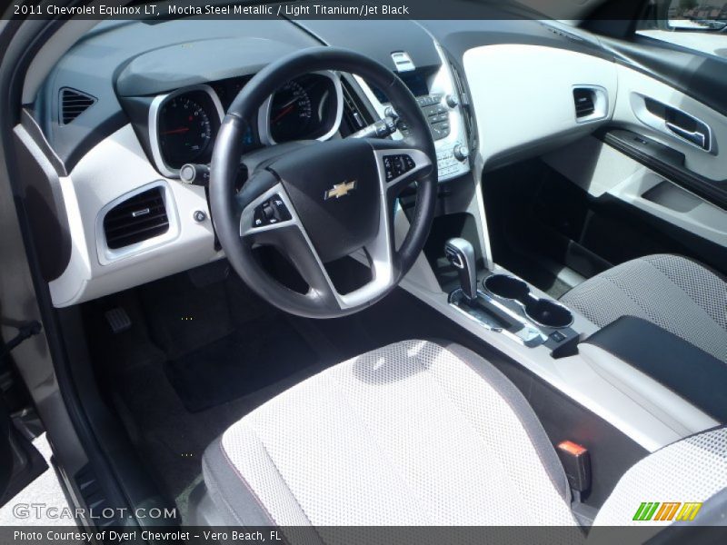 Mocha Steel Metallic / Light Titanium/Jet Black 2011 Chevrolet Equinox LT