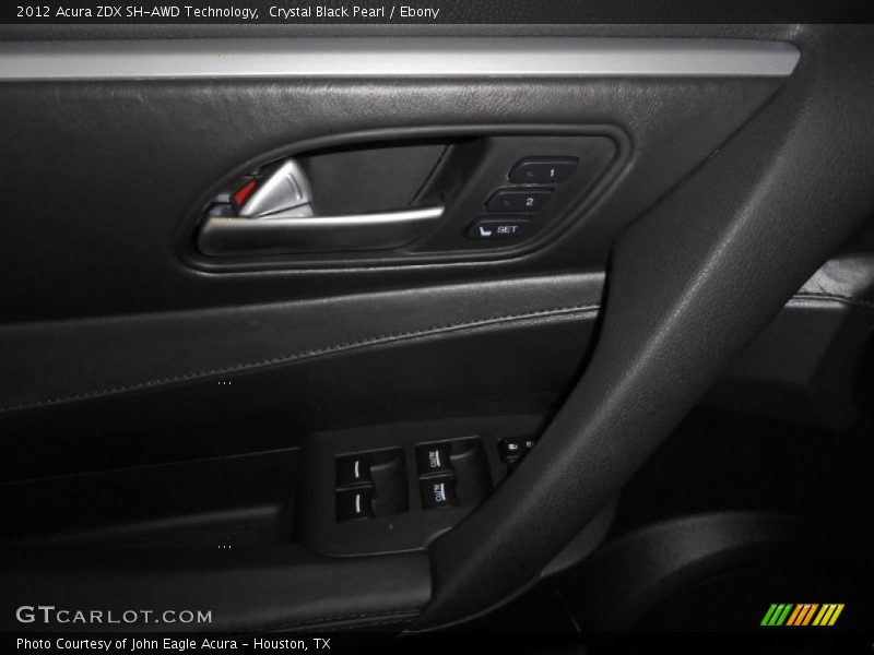 Crystal Black Pearl / Ebony 2012 Acura ZDX SH-AWD Technology