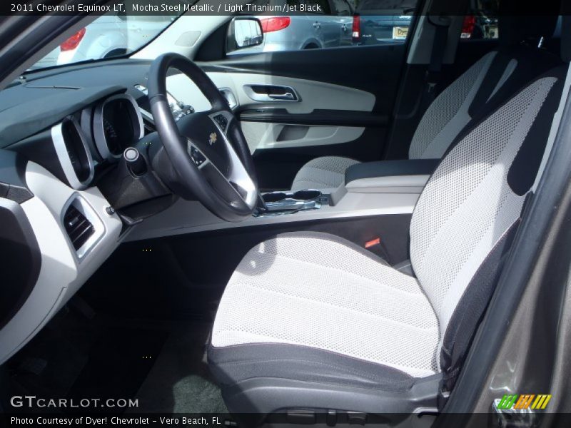 Mocha Steel Metallic / Light Titanium/Jet Black 2011 Chevrolet Equinox LT