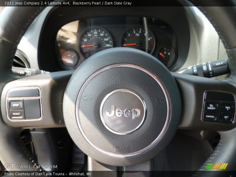 Blackberry Pearl / Dark Slate Gray 2011 Jeep Compass 2.4 Latitude 4x4