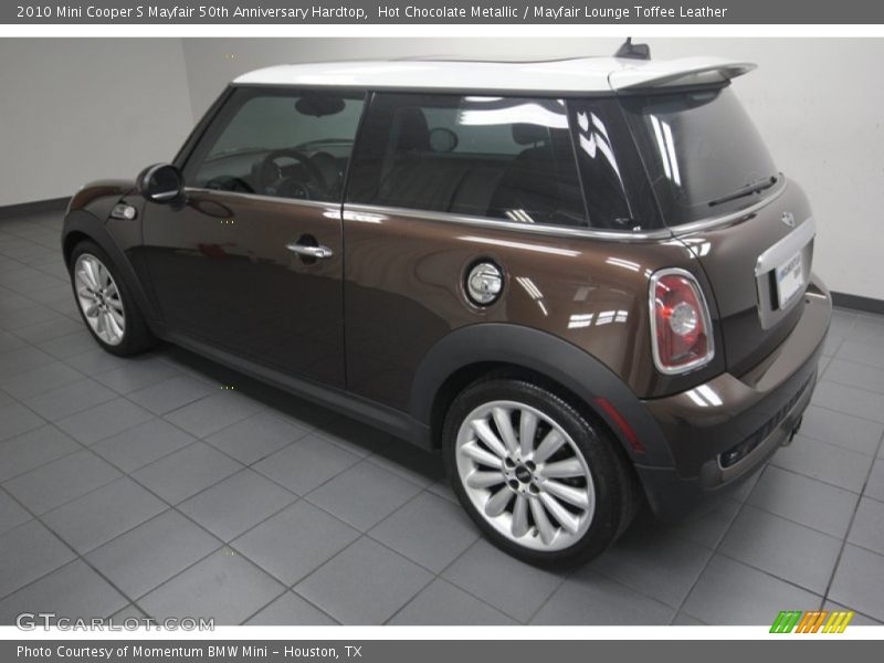 Hot Chocolate Metallic / Mayfair Lounge Toffee Leather 2010 Mini Cooper S Mayfair 50th Anniversary Hardtop