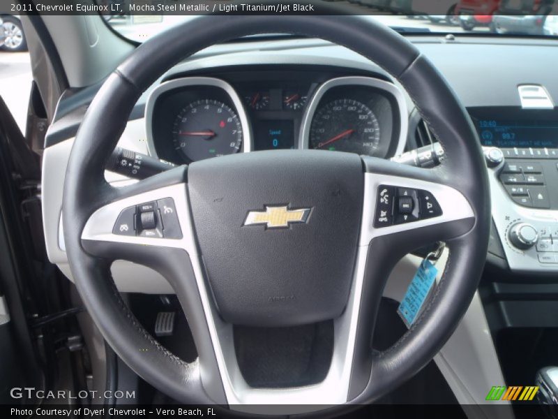 Mocha Steel Metallic / Light Titanium/Jet Black 2011 Chevrolet Equinox LT