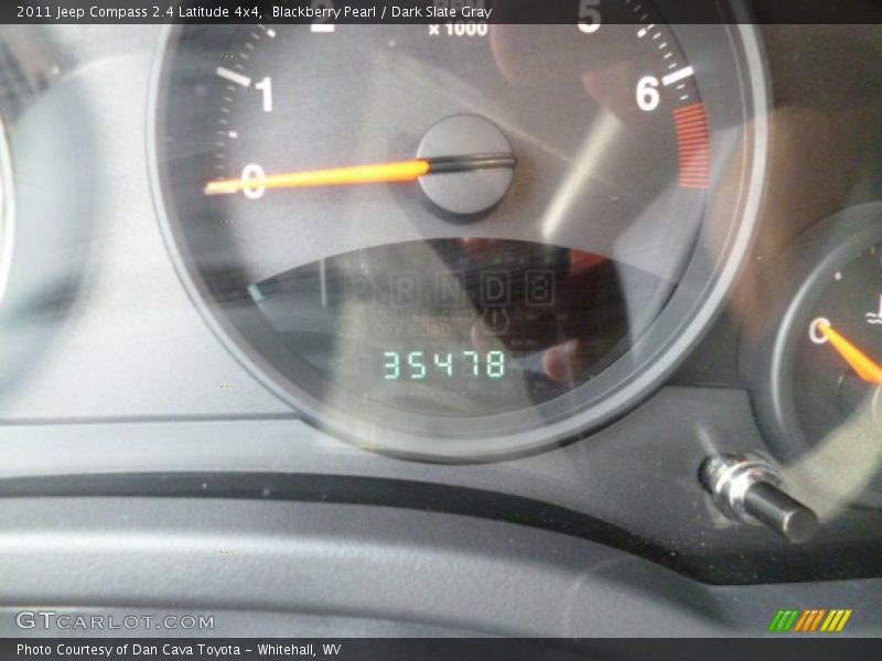 Blackberry Pearl / Dark Slate Gray 2011 Jeep Compass 2.4 Latitude 4x4