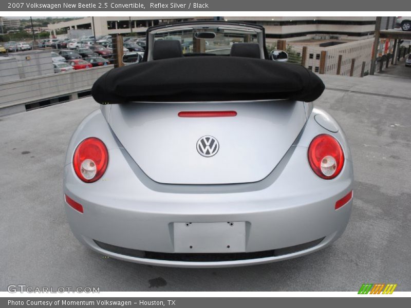 Reflex Silver / Black 2007 Volkswagen New Beetle 2.5 Convertible