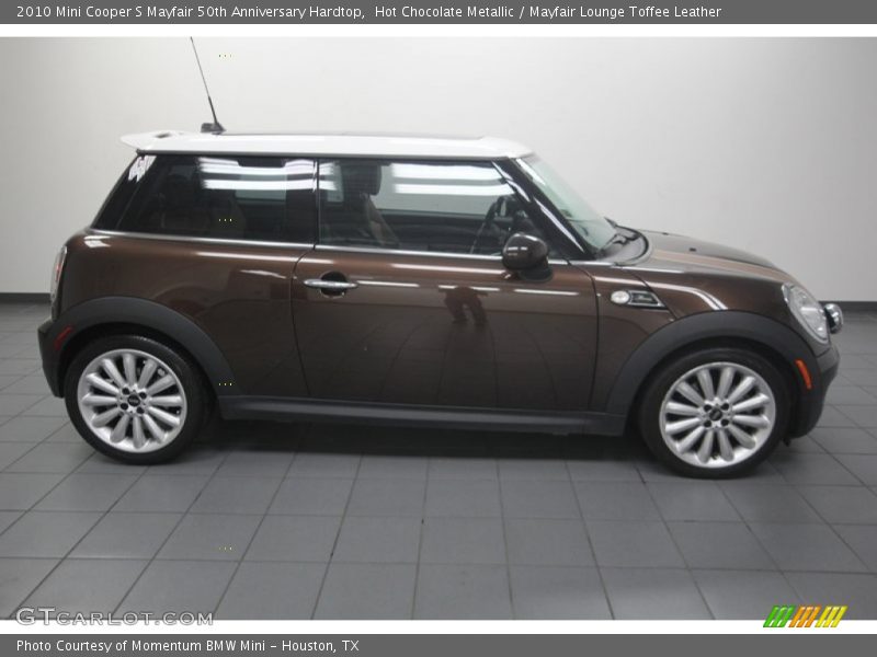 Hot Chocolate Metallic / Mayfair Lounge Toffee Leather 2010 Mini Cooper S Mayfair 50th Anniversary Hardtop