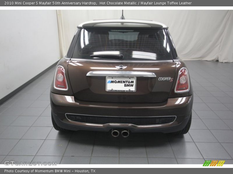 Hot Chocolate Metallic / Mayfair Lounge Toffee Leather 2010 Mini Cooper S Mayfair 50th Anniversary Hardtop
