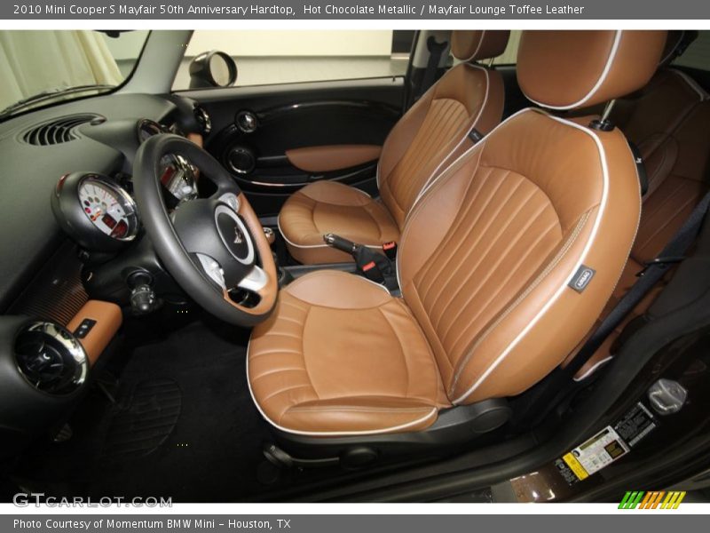 Hot Chocolate Metallic / Mayfair Lounge Toffee Leather 2010 Mini Cooper S Mayfair 50th Anniversary Hardtop