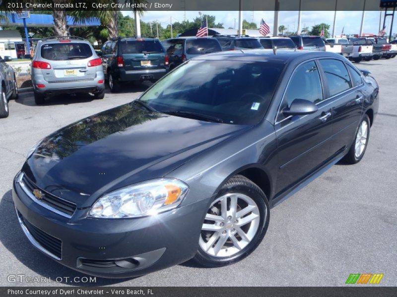 Cyber Gray Metallic / Ebony 2011 Chevrolet Impala LTZ