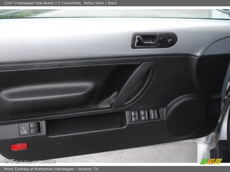 Reflex Silver / Black 2007 Volkswagen New Beetle 2.5 Convertible