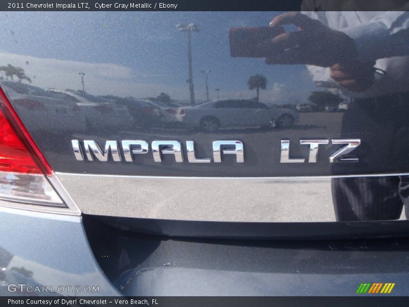 Cyber Gray Metallic / Ebony 2011 Chevrolet Impala LTZ