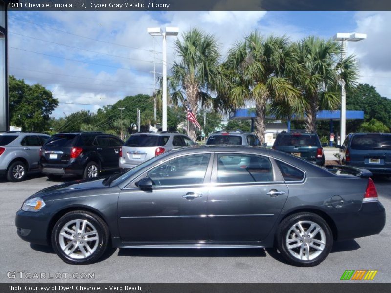 Cyber Gray Metallic / Ebony 2011 Chevrolet Impala LTZ