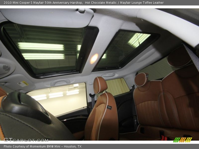 Hot Chocolate Metallic / Mayfair Lounge Toffee Leather 2010 Mini Cooper S Mayfair 50th Anniversary Hardtop