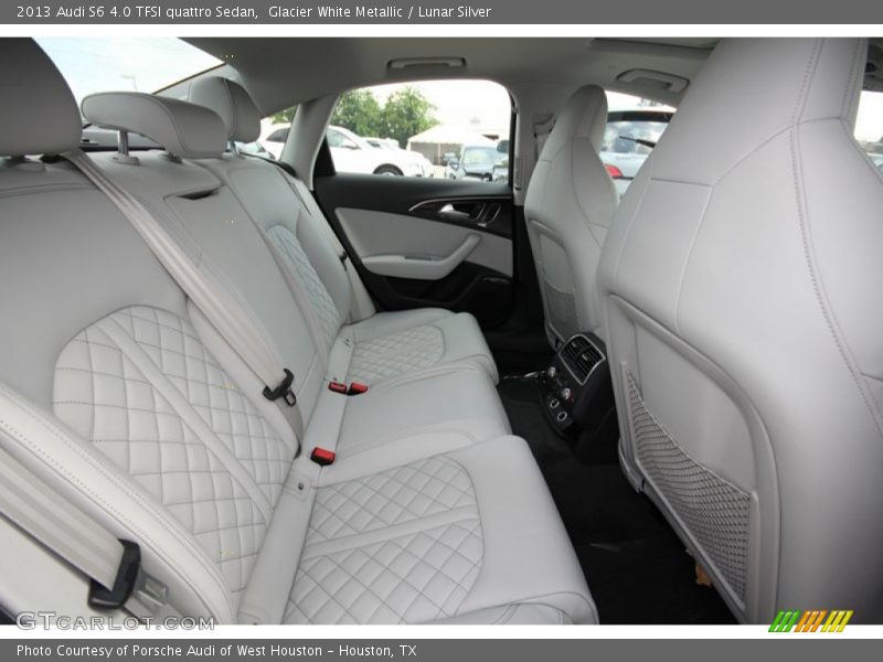 Rear Seat of 2013 S6 4.0 TFSI quattro Sedan