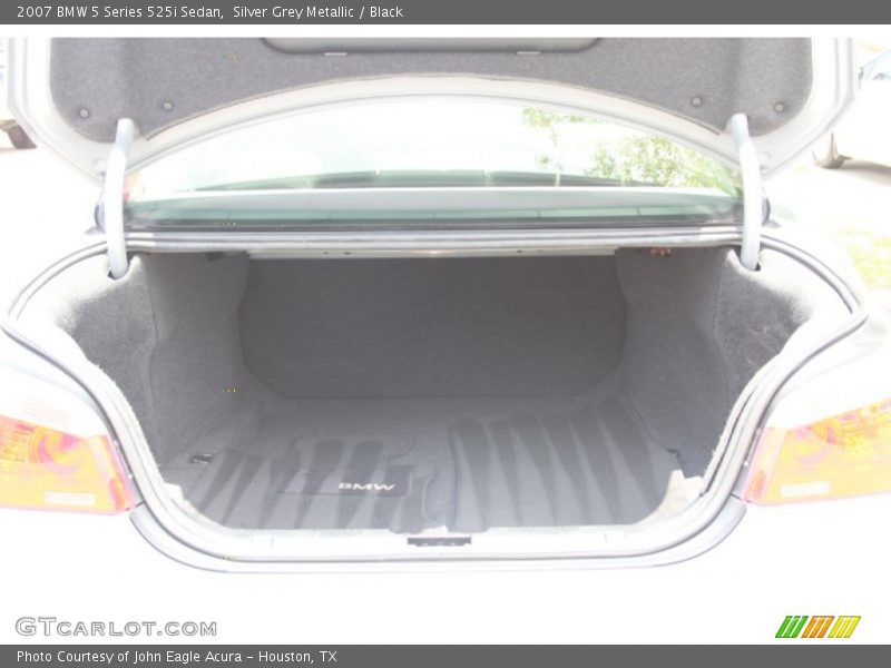 Silver Grey Metallic / Black 2007 BMW 5 Series 525i Sedan