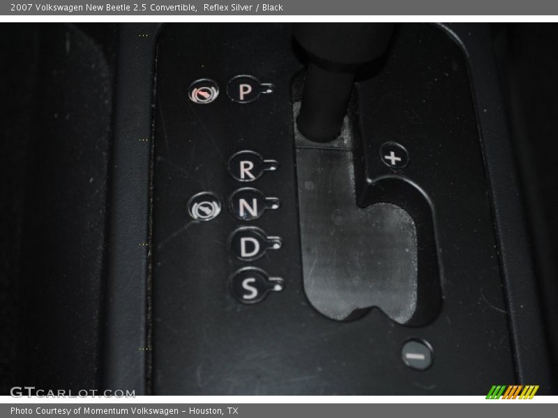 Reflex Silver / Black 2007 Volkswagen New Beetle 2.5 Convertible