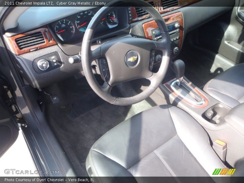 Cyber Gray Metallic / Ebony 2011 Chevrolet Impala LTZ