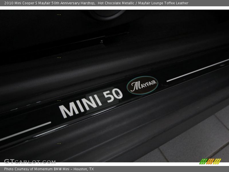 Hot Chocolate Metallic / Mayfair Lounge Toffee Leather 2010 Mini Cooper S Mayfair 50th Anniversary Hardtop