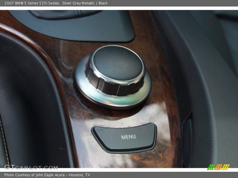 Silver Grey Metallic / Black 2007 BMW 5 Series 525i Sedan