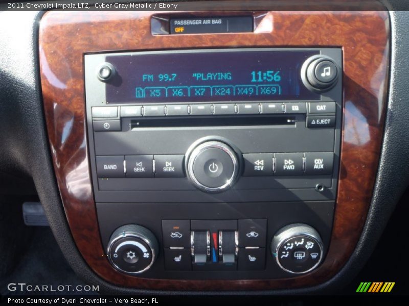 Cyber Gray Metallic / Ebony 2011 Chevrolet Impala LTZ