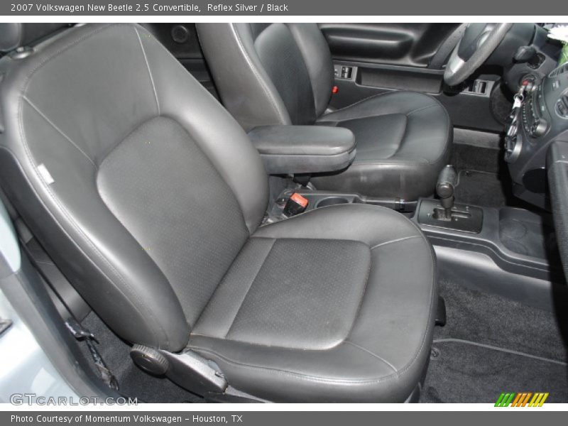 Reflex Silver / Black 2007 Volkswagen New Beetle 2.5 Convertible