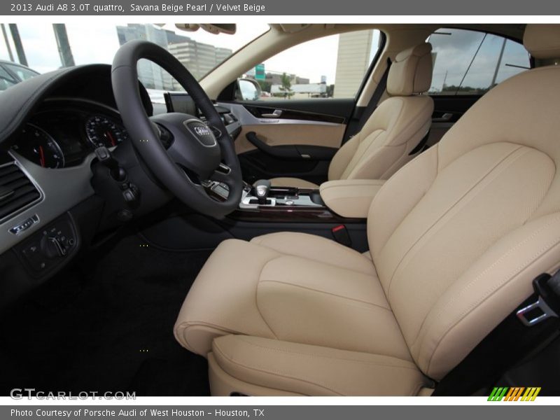 Front Seat of 2013 A8 3.0T quattro
