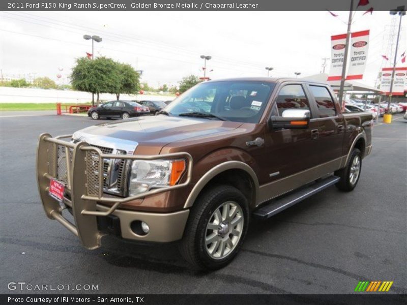 Golden Bronze Metallic / Chaparral Leather 2011 Ford F150 King Ranch SuperCrew