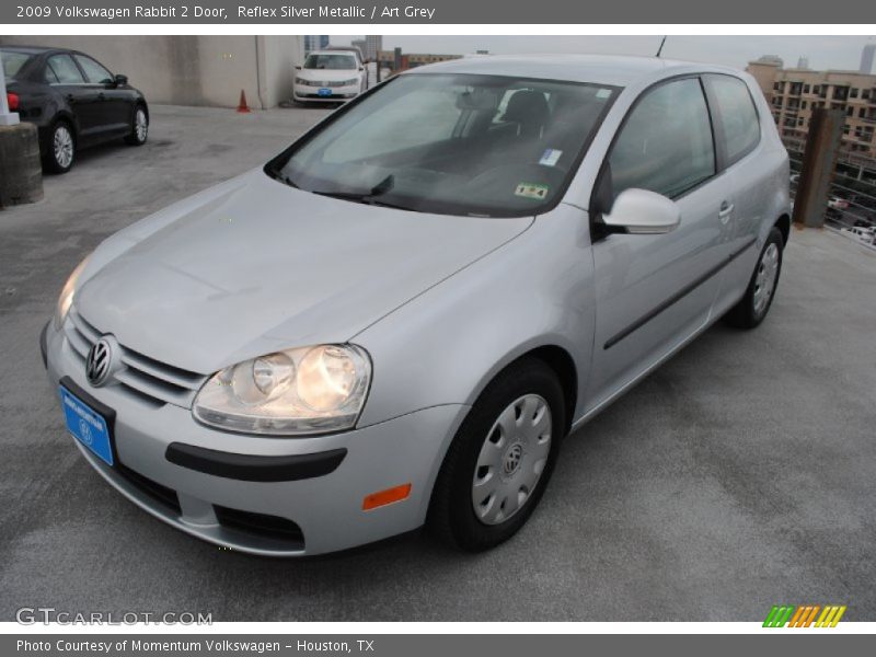 Reflex Silver Metallic / Art Grey 2009 Volkswagen Rabbit 2 Door