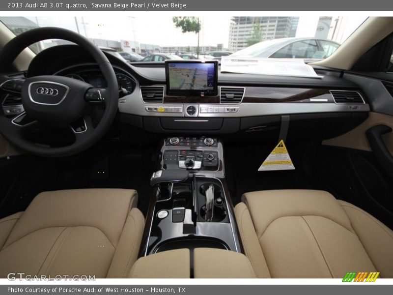 Savana Beige Pearl / Velvet Beige 2013 Audi A8 3.0T quattro