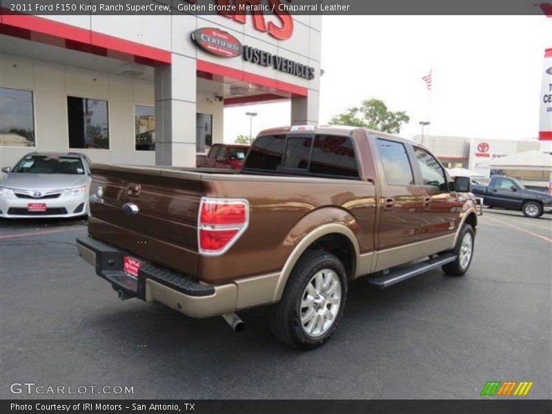 Golden Bronze Metallic / Chaparral Leather 2011 Ford F150 King Ranch SuperCrew