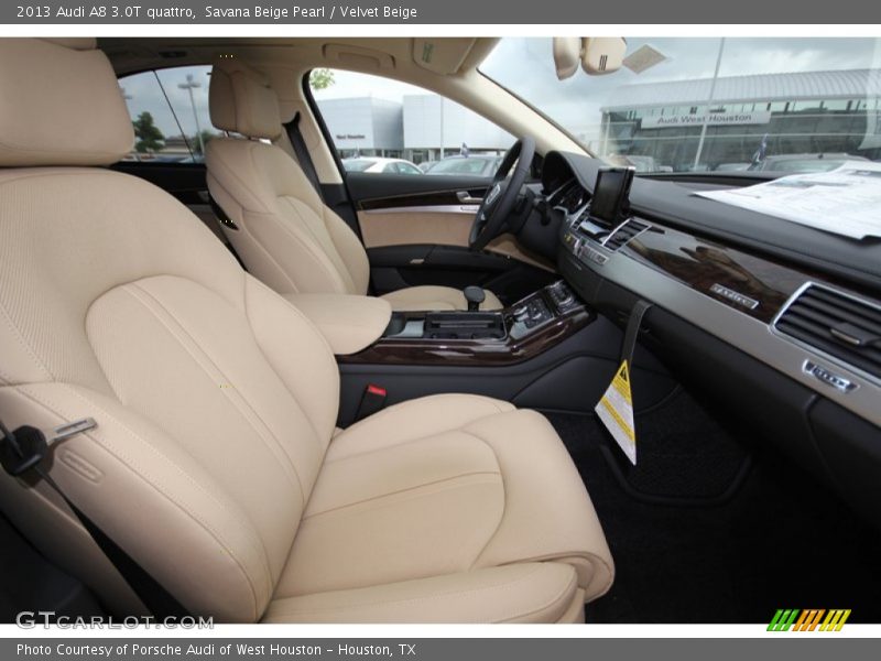 Savana Beige Pearl / Velvet Beige 2013 Audi A8 3.0T quattro