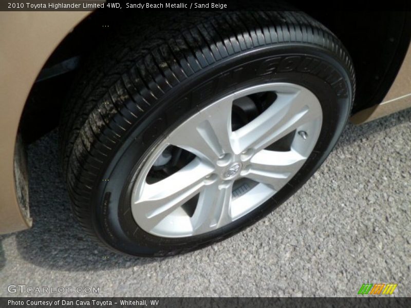 Sandy Beach Metallic / Sand Beige 2010 Toyota Highlander Limited 4WD