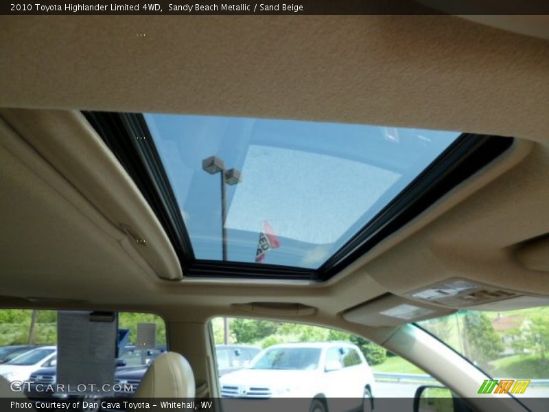 Sandy Beach Metallic / Sand Beige 2010 Toyota Highlander Limited 4WD